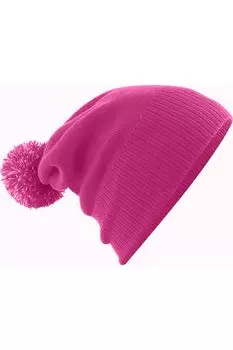 Шапка Beechfield Snowstar, фуксия