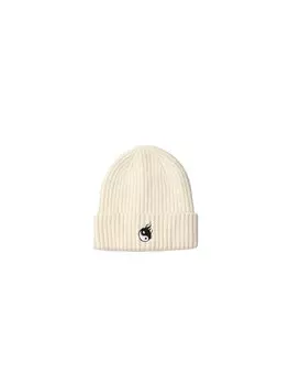 Шапка Bershka Beanie, экрю