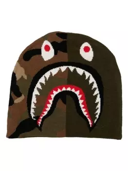 Шапка бини 1st shark A BATHING APE, зеленый