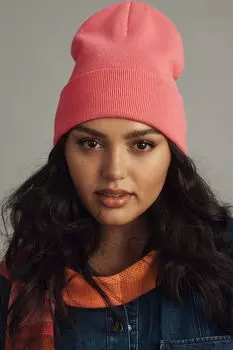 Шапка-бини Anthropologie Fine Gauge, розовый