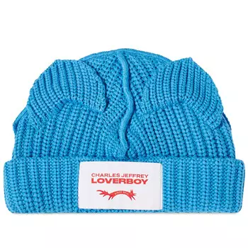 Шапка бини Charles Jeffrey Chunky Rabbit, синий