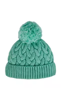 Шапка-бини Chunky Pom JoJo Maman Bb, зеленый
