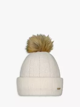 Шапка-бини Civiana из смесовой шерсти Barts, крем