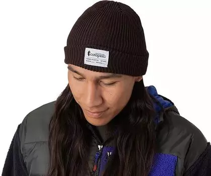 Шапка-бини Cotopaxi для взрослых Wharf с нашивкой, черный