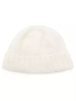 Шапка-бини Cruciani с ребристым краем, белый