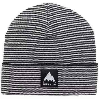 Шапка - Бини детская Burton в полоску, черный