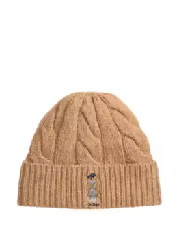 Шапка бини фактурной вязки POLO RALPH LAUREN