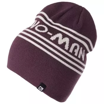 Шапка - Бини Flylow с принтом, сливовый