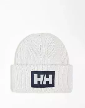 Шапка-бини Hh box белого цвета Helly Hansen