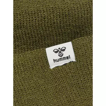 Шапка-бини Hummel унисекс, темно-оливковый