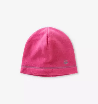 Шапка-Бини из флиса с фирменной вышивкой унисекс 6-14 лет Benetton, цвет cyclamen