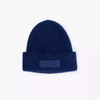 Шапка-Бини из шерстяной смеси в рубчик Le bonnet Jacquemus, синий