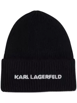 Шапка бини K/Essential Karl Lagerfeld, черный