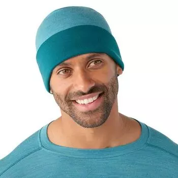 Шапка-бини Merino 250 с манжетами Smartwool, цвет Emerald Green