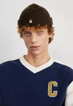 Шапка бини Micro Beanie Obey Clothing, жаве коричневый