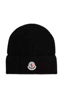 Шапка бини MONCLER, черный