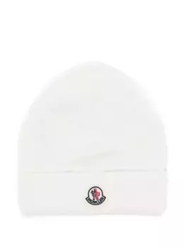 Шапка бини Moncler Enfant, белый