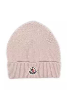 Шапка бини Moncler Enfant, розовый