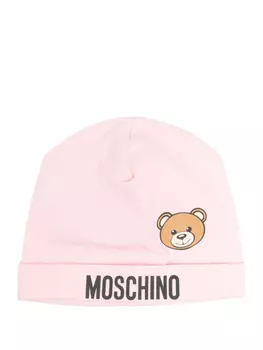 Шапка-бини Moschino Kids Teddy Bear, розовый