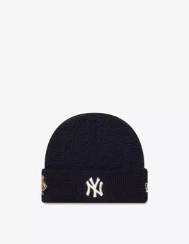 Шапка-бини New York Yankees с короткими манжетами New Era, синий