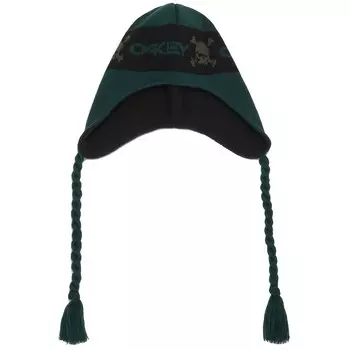 Шапка - Бини Oakley TC Skulls Flaps, зеленый
