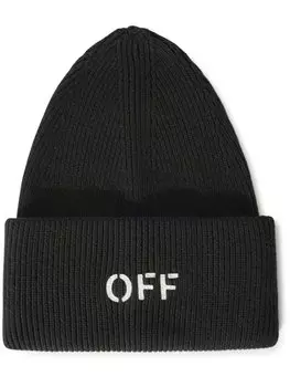Шапка бини Off Off-White, черный