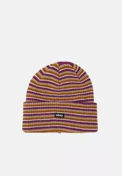 Шапка-бини ONE TWO UNISEX Obey Clothing, глиняный мульти