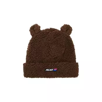 Шапка-бини Palace Fuzzy Ear, Коричневая