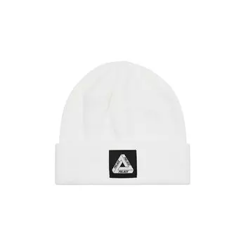 Шапка-бини Palace Tri-Ferg с нашивками, Белая
