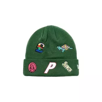 Шапка-бини Palace x New Era Иисус, цвет Зеленый