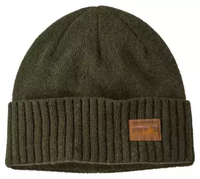 Шапка-бини Patagonia Brodeo, цвет 73Skyline/PineNeedleGreen