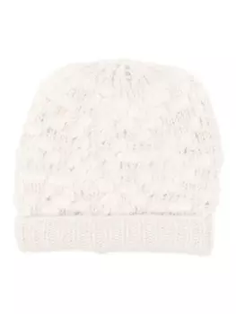 Шапка-бини Peserico с люрексом, серый