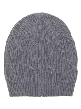 Шапка-бини Peserico с люрексом, серый