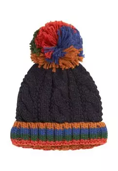 Шапка-бини Pom Next, цвет navy blue stripe