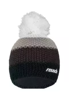 Шапка-бини Reusch "Enzo Beanie" с большим помпоном, желтый
