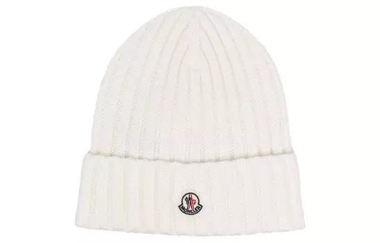Шапка-бини с аппликацией логотипа Moncler