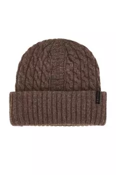 Шапка-Бини с косичной вязкой Autumn Headwear, цвет dirt