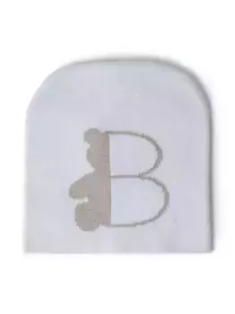Шапка бини с логотипом Brunello Cucinelli Kids, белый