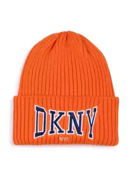 Шапка бини с логотипом Dkny Kids, оранжевый