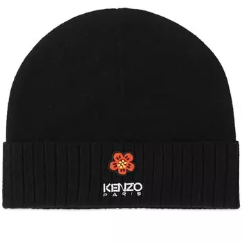 Шапка-бини с логотипом Kenzo, черный