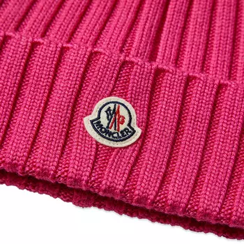 Шапка-бини с логотипом Moncler