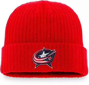 Шапка-бини с манжетами Core Columbus Blue Jackets НХЛ