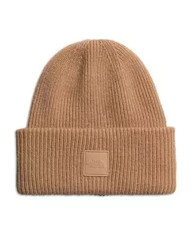 Шапка-бини с манжетами и нашивкой-логотипом Urban The North Face, цвет Tan/Beige