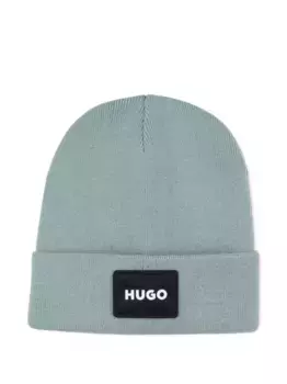 Шапка бини с нашивкой-логотипом HUGO KIDS