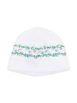Шапка бини с принтом Eyelike Chiara Ferragni Kids, белый