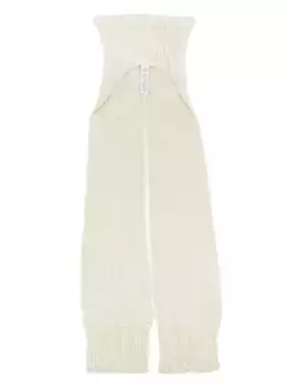 Шапка бини с шарфом MAISON MARGIELA, зеленый