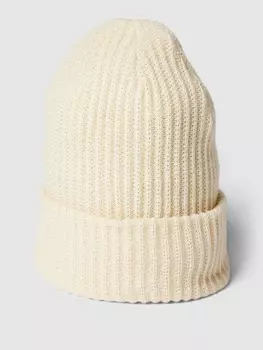 Шапка-бини с широкой манжетой Pieces, песочный