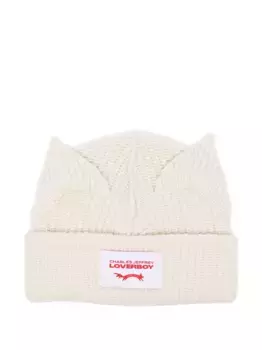 Шапка бини с ушками Charles Jeffrey Loverboy, нейтральный