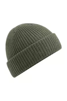 Шапка-бини с водоотталкивающими элементами Beechfield, зеленый