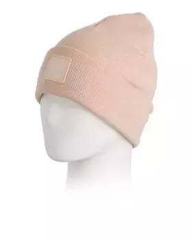 Шапка-бини с закатанными манжетами и нашивкой-логотипом Timberland, цвет Cameo Rose